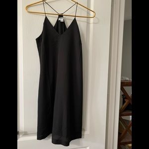 Old Navy Black Slip Dress